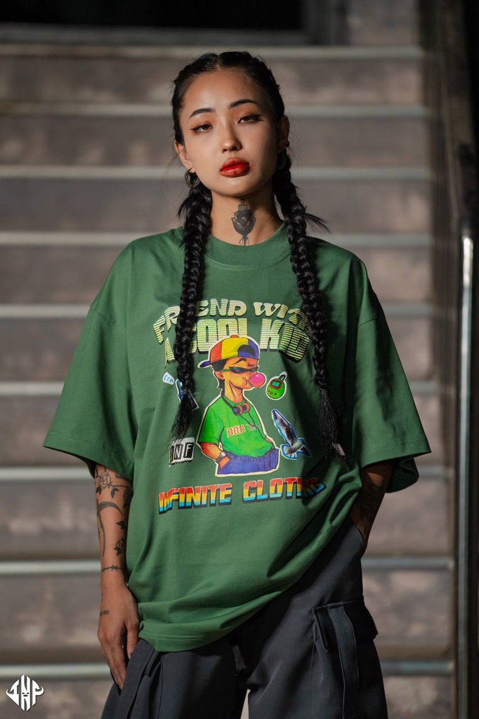 T009XLGREEN COOL KID