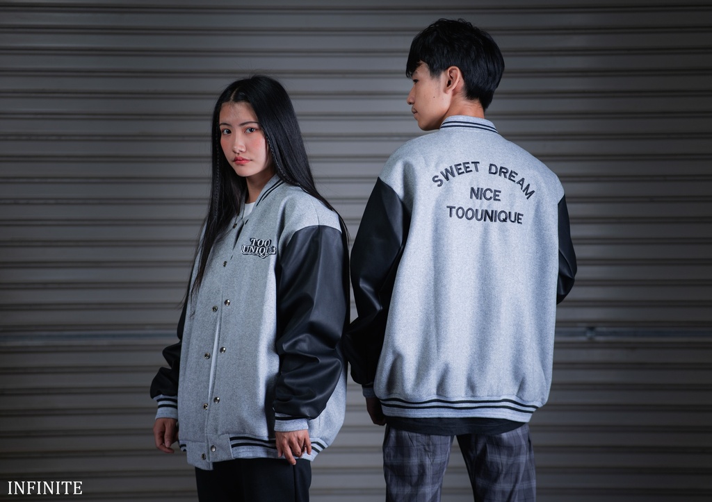 J008XLGRAY VARSITY [TOOUNIQUE]