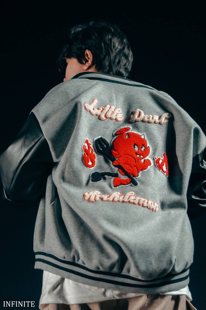 J011LGRAY INF VARSITY [LITTLE DEVIL]