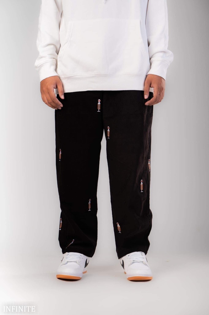 LP024XXLBROWN CORDUROY EMBRO 