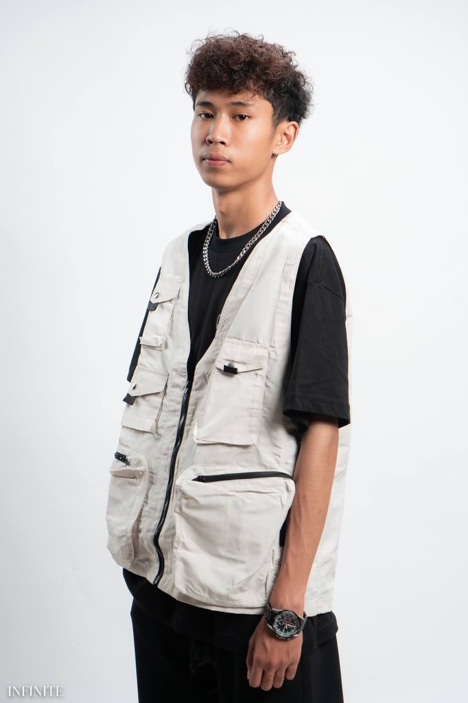 V001XLWHITE NYLON VEST