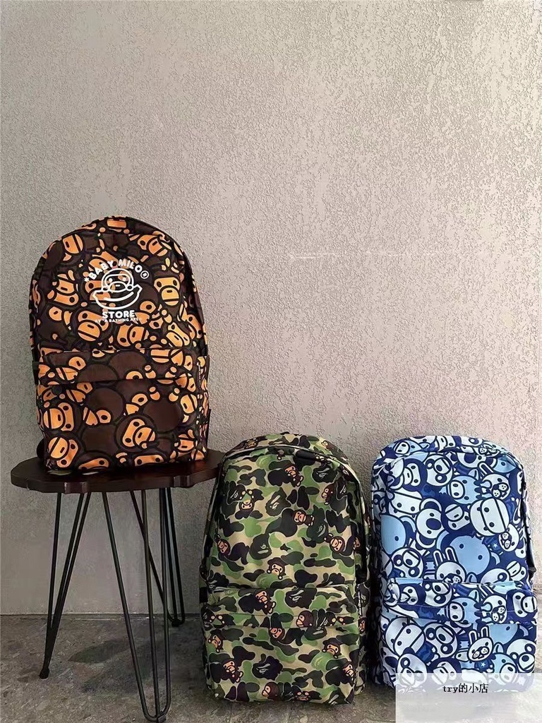 B019BLUE BAPE BACKPACK