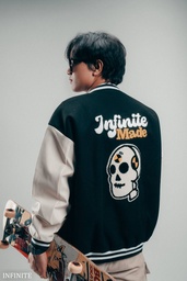 J012LBLACK INF VARSITY [INFINITE MADE]