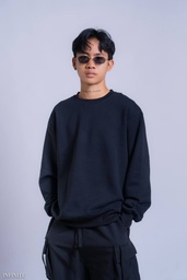SS002LBLACK 250G COTTON FLEECE PLAIN